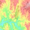 Abercrombie River topographic map, elevation, terrain