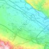 Garrapinillos topographic map, elevation, terrain