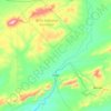Inajá topographic map, elevation, terrain