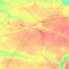 Бахмацька міська громада topographic map, elevation, terrain