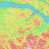 Rivière-Éternité topographic map, elevation, terrain