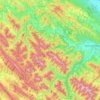 Nationalpark Skoler Beskiden topographic map, elevation, terrain