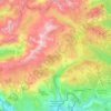 Angoustrine-Villeneuve-des-Escaldes topographic map, elevation, terrain