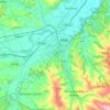 Alba topographic map, elevation, terrain