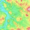 Saint-Germain-Laprade topographic map, elevation, terrain