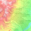 Los Alamos County topographic map, elevation, terrain