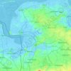 Leer (arrondissement) topographic map, elevation, terrain