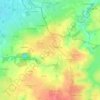 Montsurvent topographic map, elevation, terrain