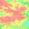 Plonéis topographic map, elevation, terrain