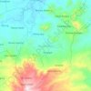 Merapi Selatan topographic map, elevation, terrain