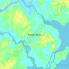 Pulau Koba topographic map, elevation, terrain