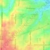 Warson Woods topographic map, elevation, terrain