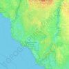 Dixie County topographic map, elevation, terrain