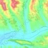 Le Verdier topographic map, elevation, terrain