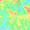 Moncalvo topographic map, elevation, terrain