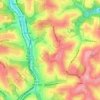 Carrick topographic map, elevation, terrain