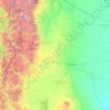 Río Diamante topographic map, elevation, terrain