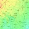 Fugou County topographic map, elevation, terrain