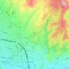Anthousa Municipal Unit topographic map, elevation, terrain