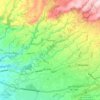 Tambor topographic map, elevation, terrain