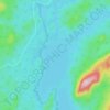 Lac Vermont topographic map, elevation, terrain