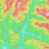 Roncal topographic map, elevation, terrain