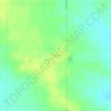 Archer topographic map, elevation, terrain