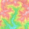 Ordino topographic map, elevation, terrain