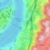 龙门浩街道 topographic map, elevation, terrain