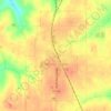 Melcher-Dallas topographic map, elevation, terrain