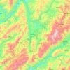 永德县 topographic map, elevation, terrain