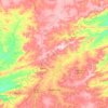 Campos Sales topographic map, elevation, terrain