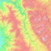 Provincia de Huaylas topographic map, elevation, terrain