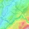 Dunmore topographic map, elevation, terrain