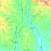 Herrera de Pisuerga topographic map, elevation, terrain
