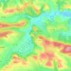 Saint-Marcet topographic map, elevation, terrain