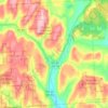 Town of Georgetown topographic map, elevation, terrain