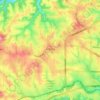 Asbury topographic map, elevation, terrain