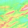 Agoudim topographic map, elevation, terrain