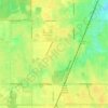 Olympia Fields topographic map, elevation, terrain