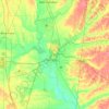 Lowndes County topographic map, elevation, terrain