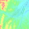 Charagua topographic map, elevation, terrain