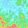 Namsan-myeon topographic map, elevation, terrain