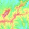 Colonard-Corubert topographic map, elevation, terrain