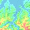 Stanley Bridge topographic map, elevation, terrain