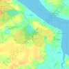 Bukit Batu topographic map, elevation, terrain