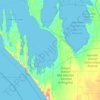 Nanga topographic map, elevation, terrain