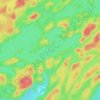 Gibi Lake topographic map, elevation, terrain