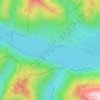 Lago Villarino topographic map, elevation, terrain