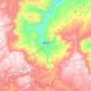 黄莺乡 topographic map, elevation, terrain